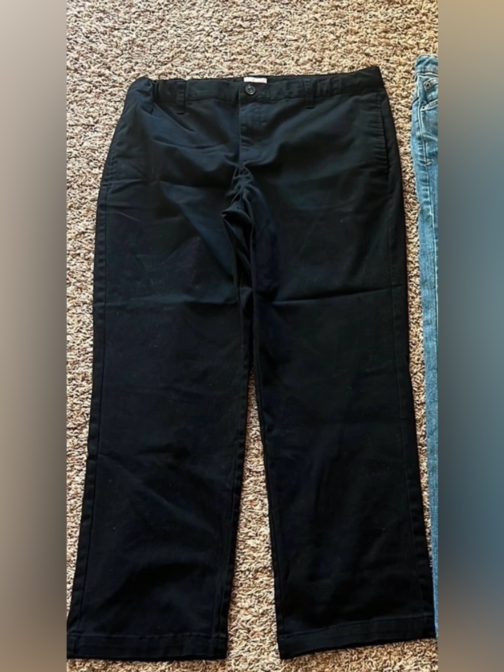 Teen Black pants size 18- husky